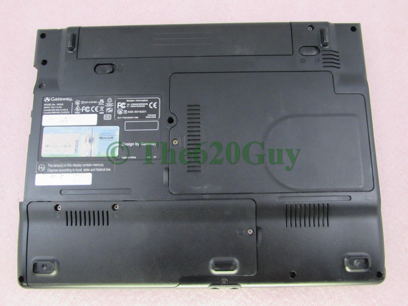 Gateway W350I T Series Laptop Motherboard Dual Core 2 13GHz GMA X3100 