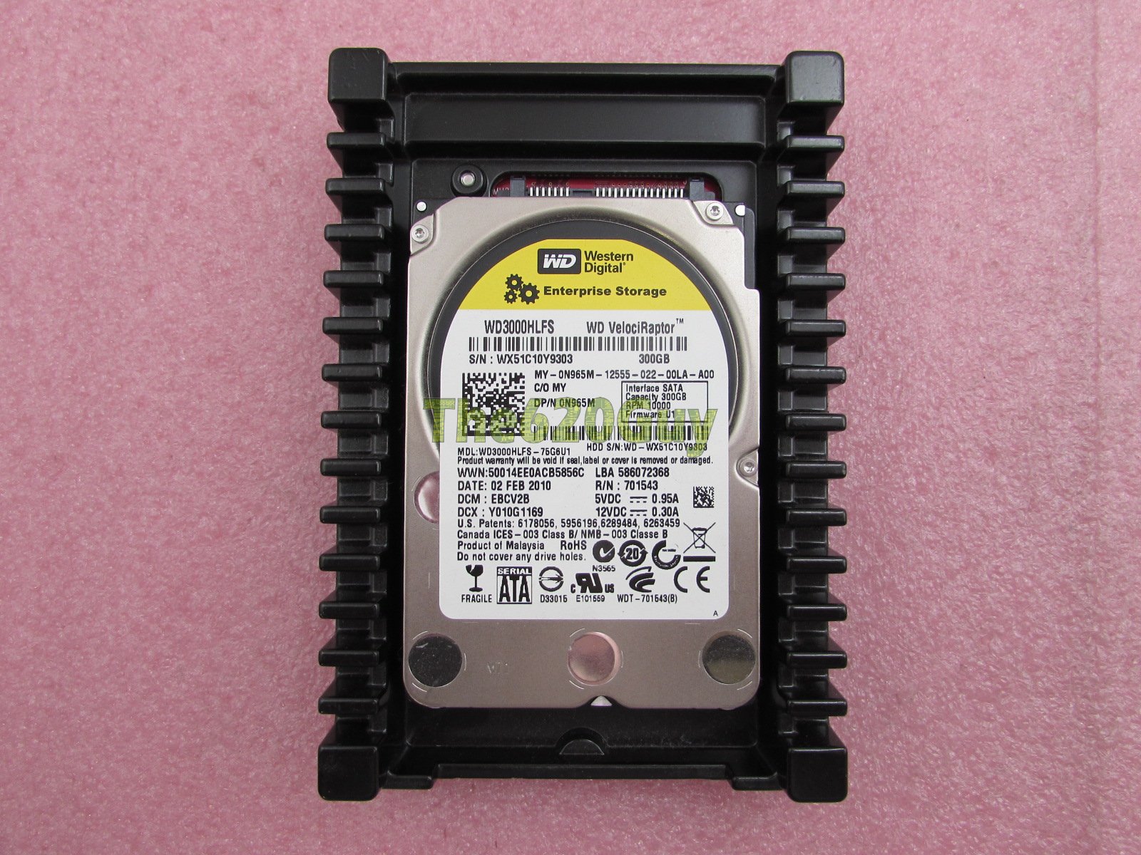 Western Digital WD3000HLFS-75G6U1 300GB 10K RPM 16MB SATA Hard Drive ...