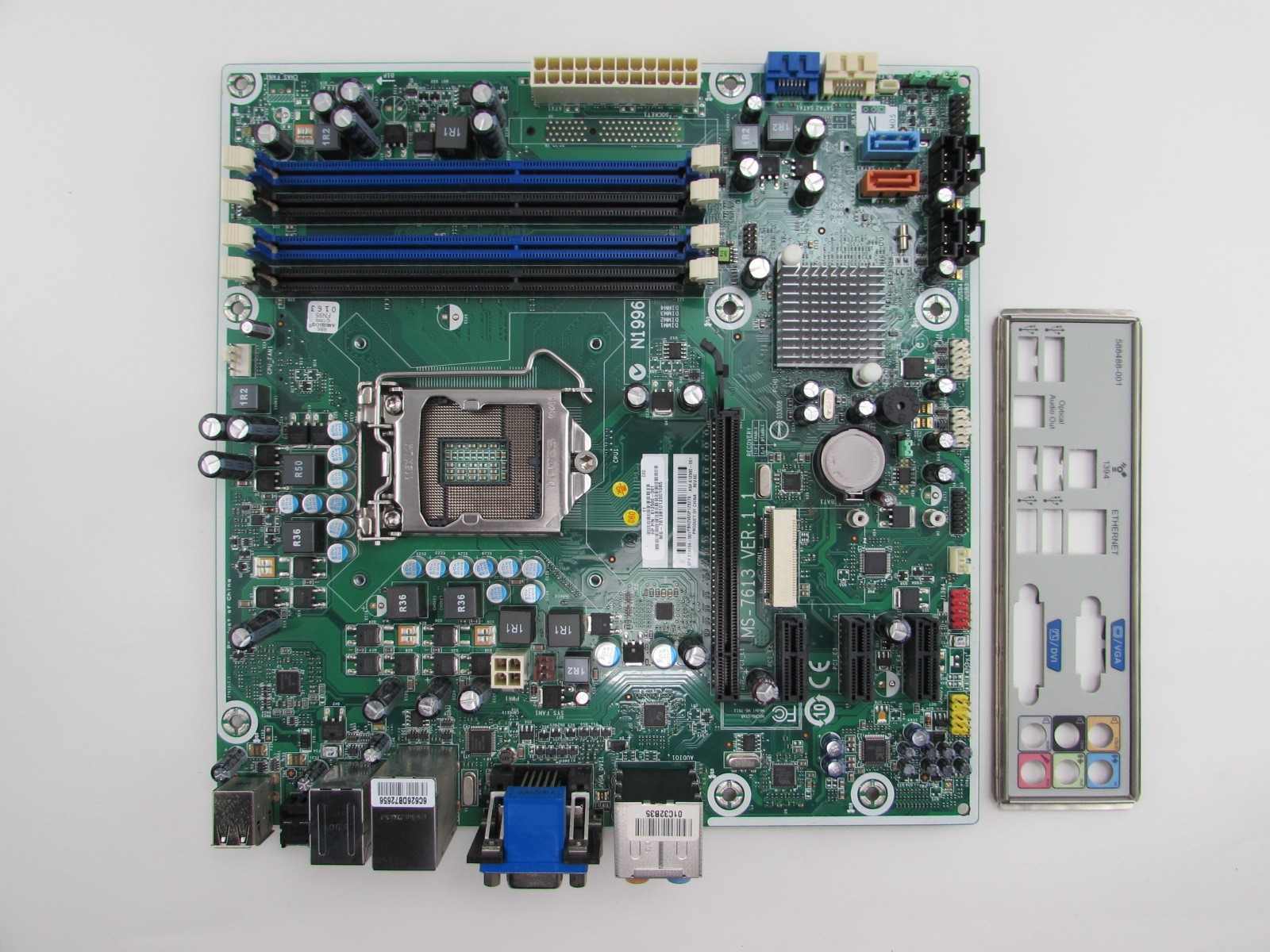 HP p6000 Series Motherboard Iona 614494-001 MSI MS-7613 VER 1.1 H57