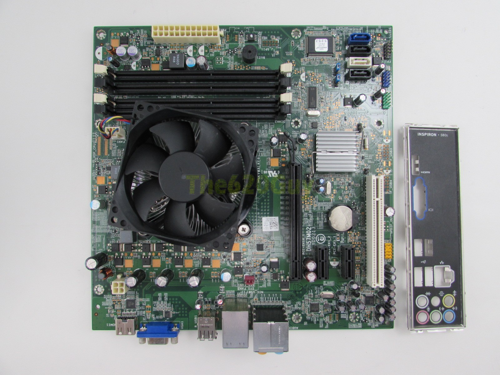 Dell Inspiron 580s DH57M02 Motherboard C2KJT + i3-550 3.2GHz CPU + HSF