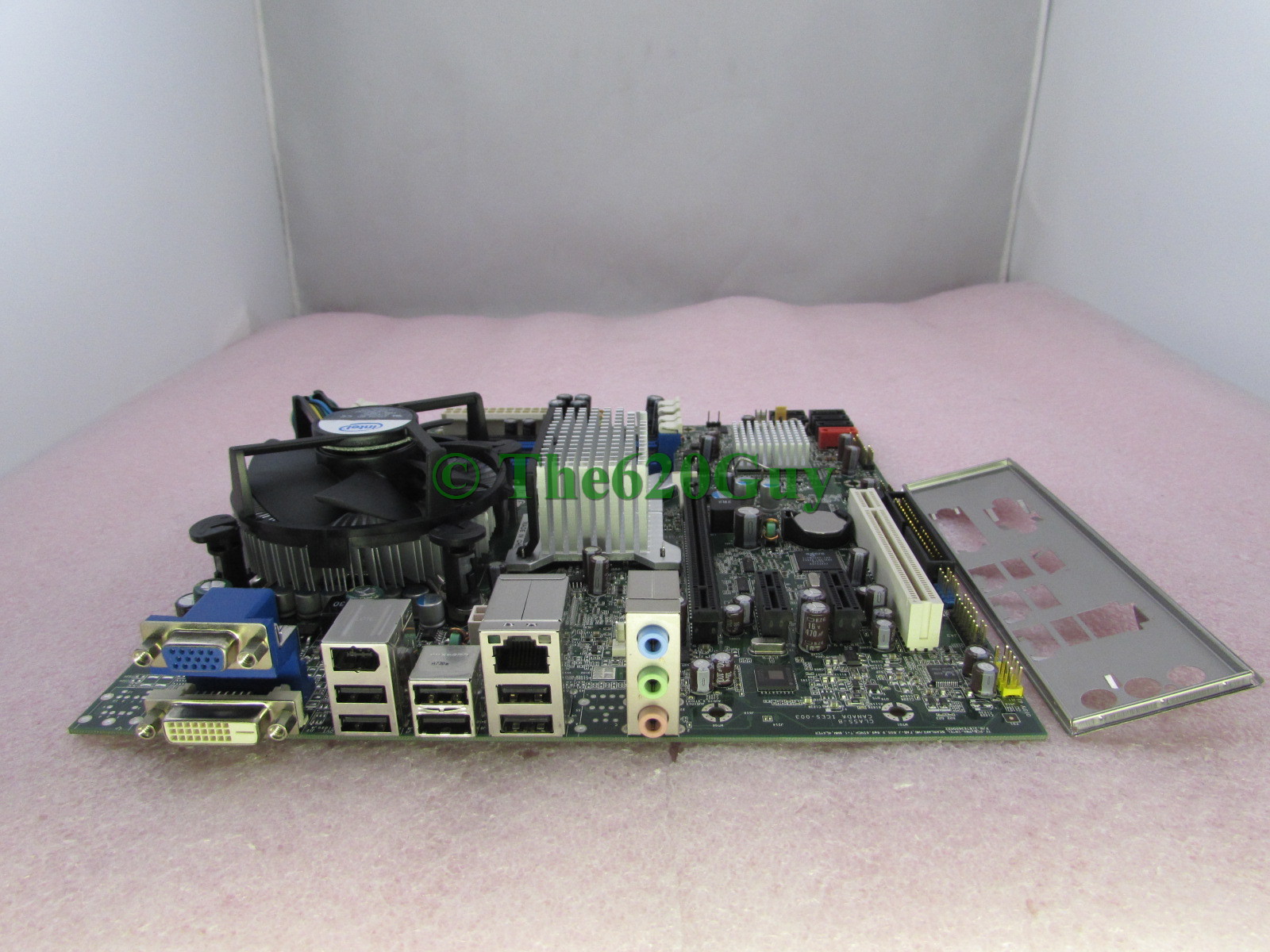 Intel DQ35JOE Motherboard Q35 + Core 2 Duo E4500 2.20GHz CPU + Fan I/O Plate