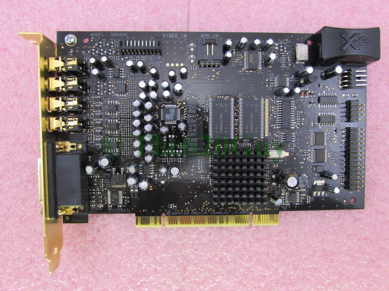 Creative Sb0460 Sound Blaster X Fi Xtreme Music 7 1 Chl Surround Pci