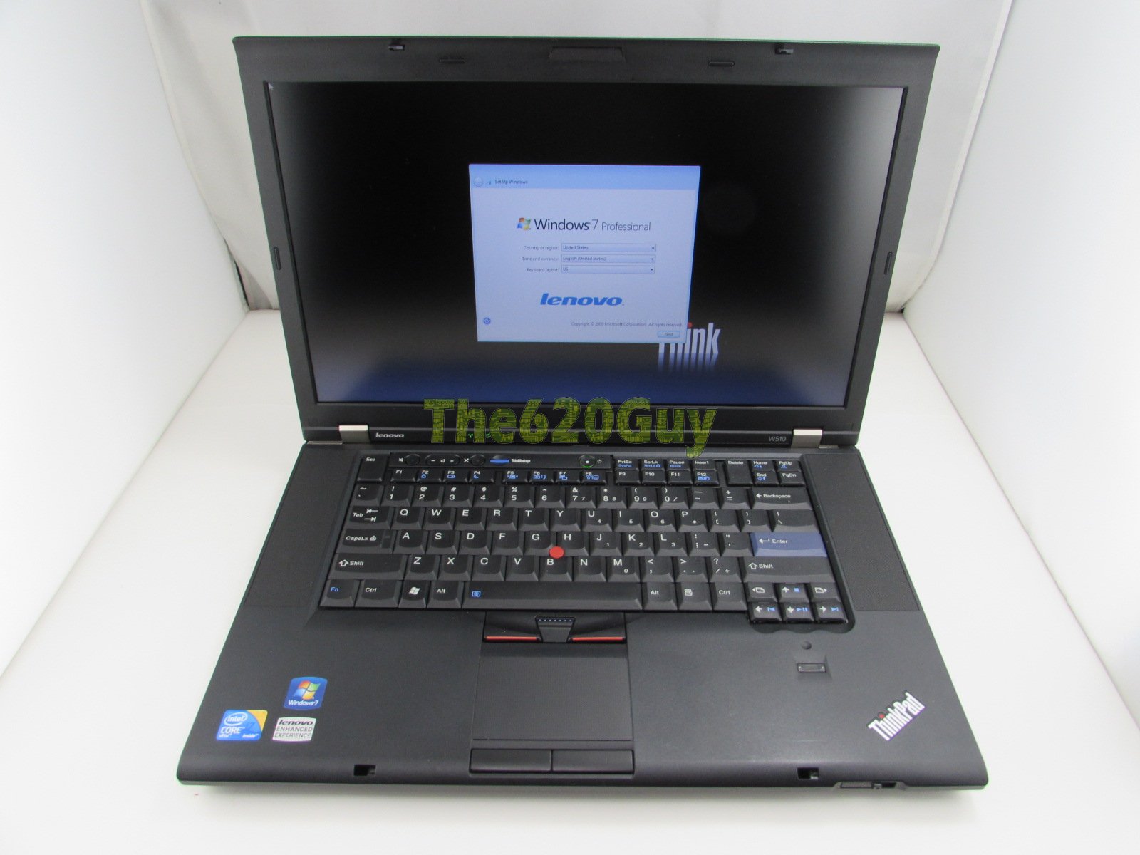 Lenovo ThinkPad W510 Laptop 15.6 Quad Core i7 1.73GHz 8GB 320GB DVDRW ...