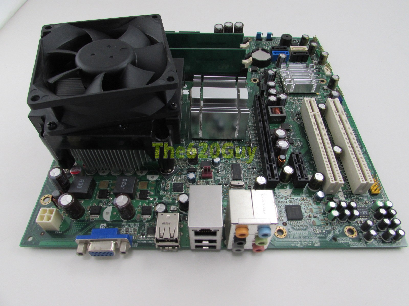 Dell Inspiron 530 G33M02 Motherboard RY007 + Pentium E2180 2GHz CPU ...