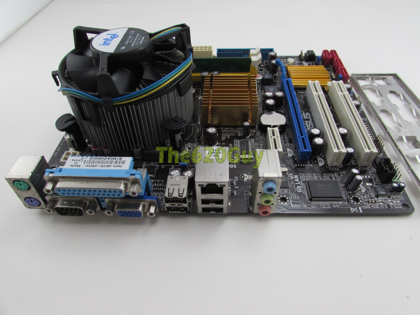Asus P5KPL-AM EPU REV 1.03G Motherboard + Core 2 Duo E7500 2.93GHz CPU ...