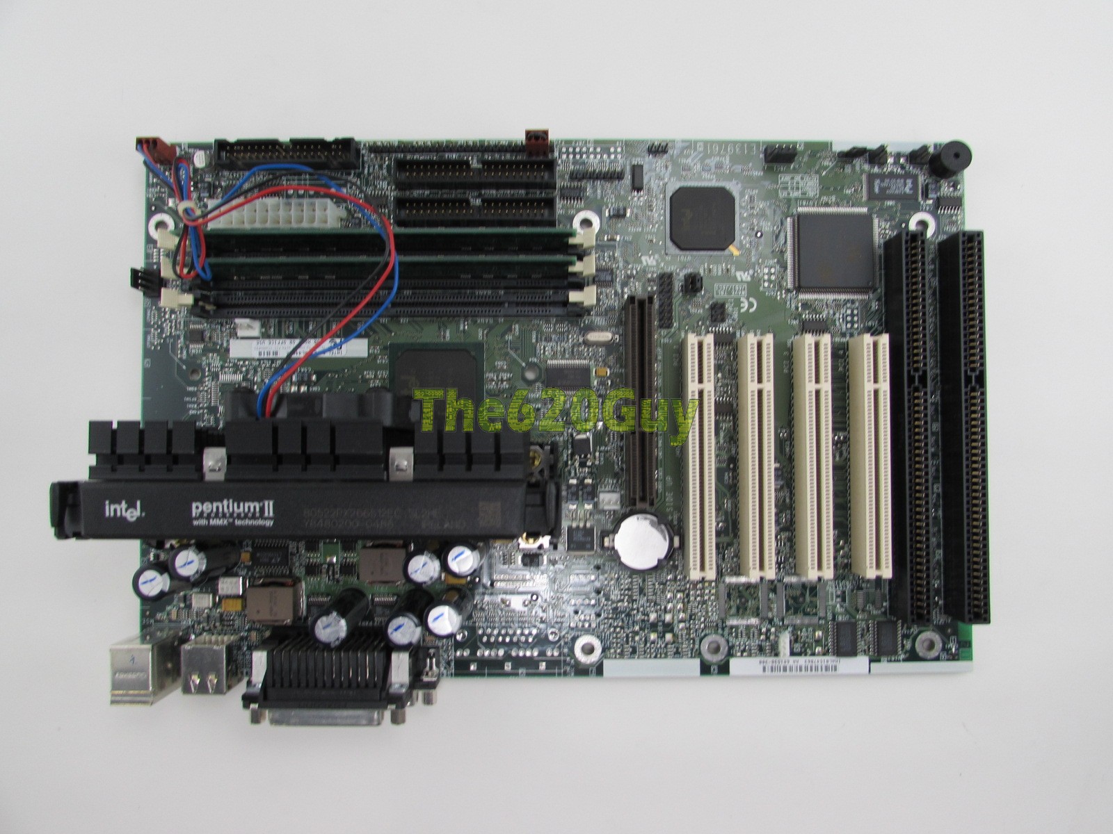 Intel AL440LX Slot 1 Motherboard 681538-308 + Pentium II 266MHz CPU 2 ...