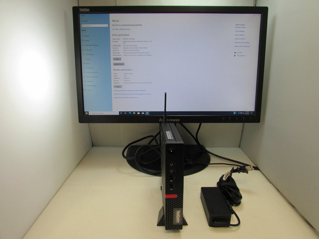 Lenovo ThinkCentre M710q Tiny Pentium G-4560T 2.9GHz 8GB 500GB WiFi AC +  BUNDLE - The620Guy.com