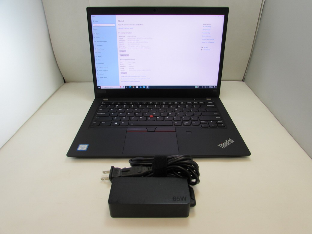 Lenovo ThinkPad T490 i7-8565u 16GB 512GB M2 SSD Windows 11 Pro Grade A